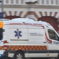 A Singapore ambulance