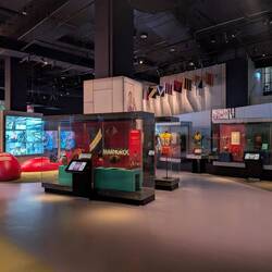 und dann ins Nationale Sportmuseum ...