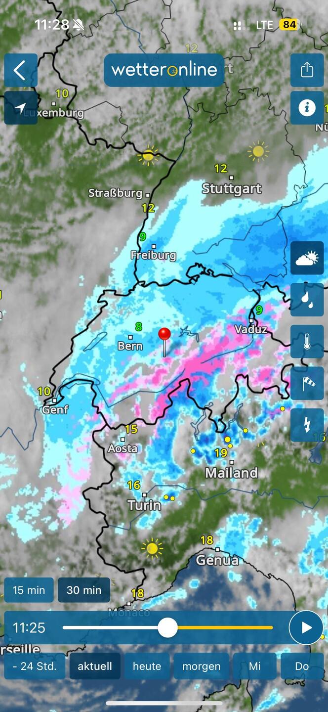 Die aktuelle Wetterlage: geil!