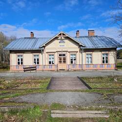 Ein alter Bahnhof.