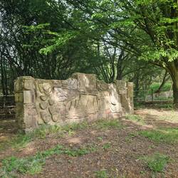 Staffordshire based wall installation by the lock