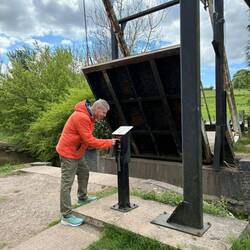 Operating the lift bridge