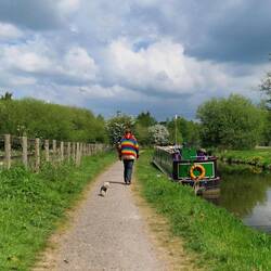 A lovely place to moor, although the peacocks could be quite loud 🙉