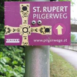 Zeitweise begleiten wir diesen Pilgerweg.