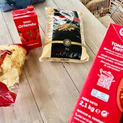Die letzten Tage habe ich/haben wir viel gegessen...