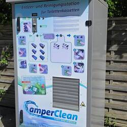 Sogar mit Camper clean
