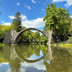 Die Rakotzbrücke in Kromlau