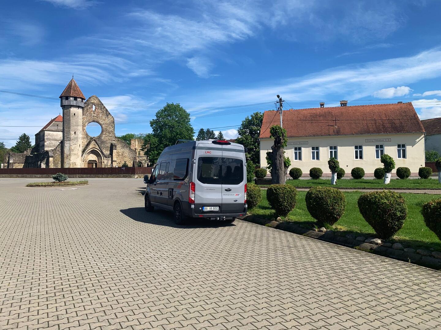Unser Übernachtungsplatz beim Kloster Kerz