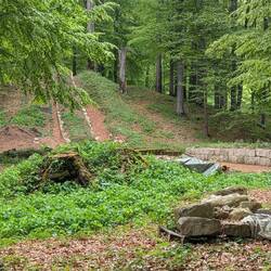Angeblich Spuren von Gebetsstätten