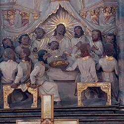 Warum sitzt welcher Apostel auf Jesus' Schoß? Keine Antwort gefunden