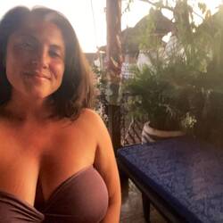 Happy as a clam on my terrace