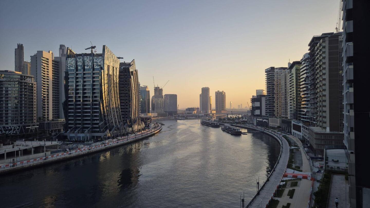 Letzter Blick vom Balkon 6:00 Uhr früh in Dubai