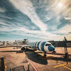 Condor - unser Flieger für die nächsten 10 Stunden