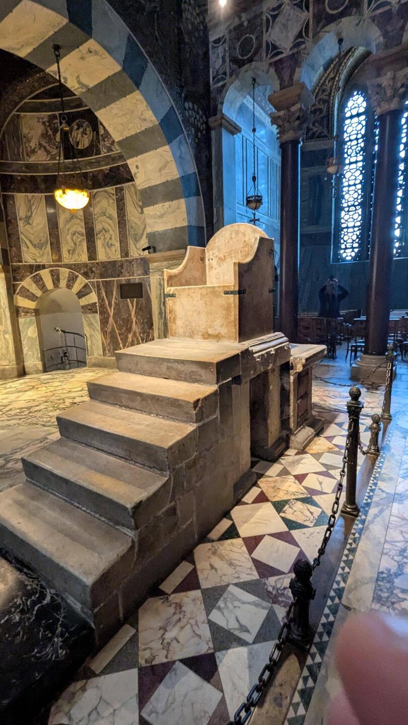 Charlemagne's throne