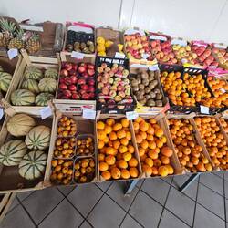 Lokaler Obst und Gemüsehändler