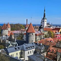 Blick über Türme und Dächer