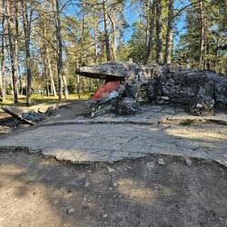 Glehns Krokodil (der Glehn Park ist hier um die Ecke)