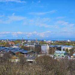 Blick in die andere Richtung. Man sieht auch die große Markthalle...