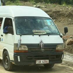 ...es wir alles transportiert.... ...frischer Fisch darf draußen stinken...