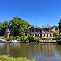 Sarreguemines, Solaris rechts, altes Casino (Kantine) der Keramikbrennerei