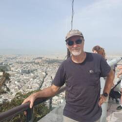 We walked up Lykabettus Hill for a 360 degree view of Athens and the Acropolis
