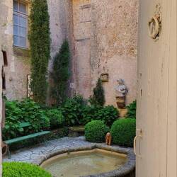 Ein Blick in den Innenhof.