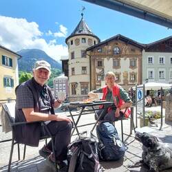 Im Marktcafé, "Die Bäcker Brüder" in Berchtesgaden.