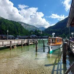 Eins der berühmten Boote vom Königssee.