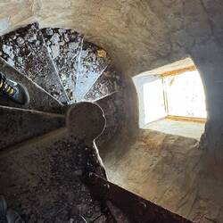 Da geht's wieder runter