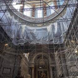 Die Basilika von innen - im Vergleich zu außen eher enttäuschend