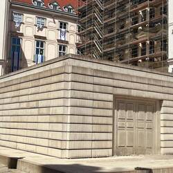 The Jewish Memorial, represents a book for each Jewish person killed