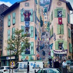 This mural has a lot going on