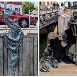 das "Schwarze Gespenst", der Hafengeist