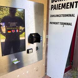 Sportbootanleger Harskirchen / Bissert: Automat statt Capitainerie