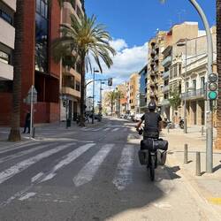 Angekommen in Valencia.