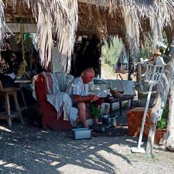 Dionisios bei der Arbeit