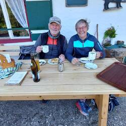 ...aber wir finden noch ein leider schattiges Plätzchen.