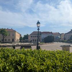 Die Innenstadt von Vác