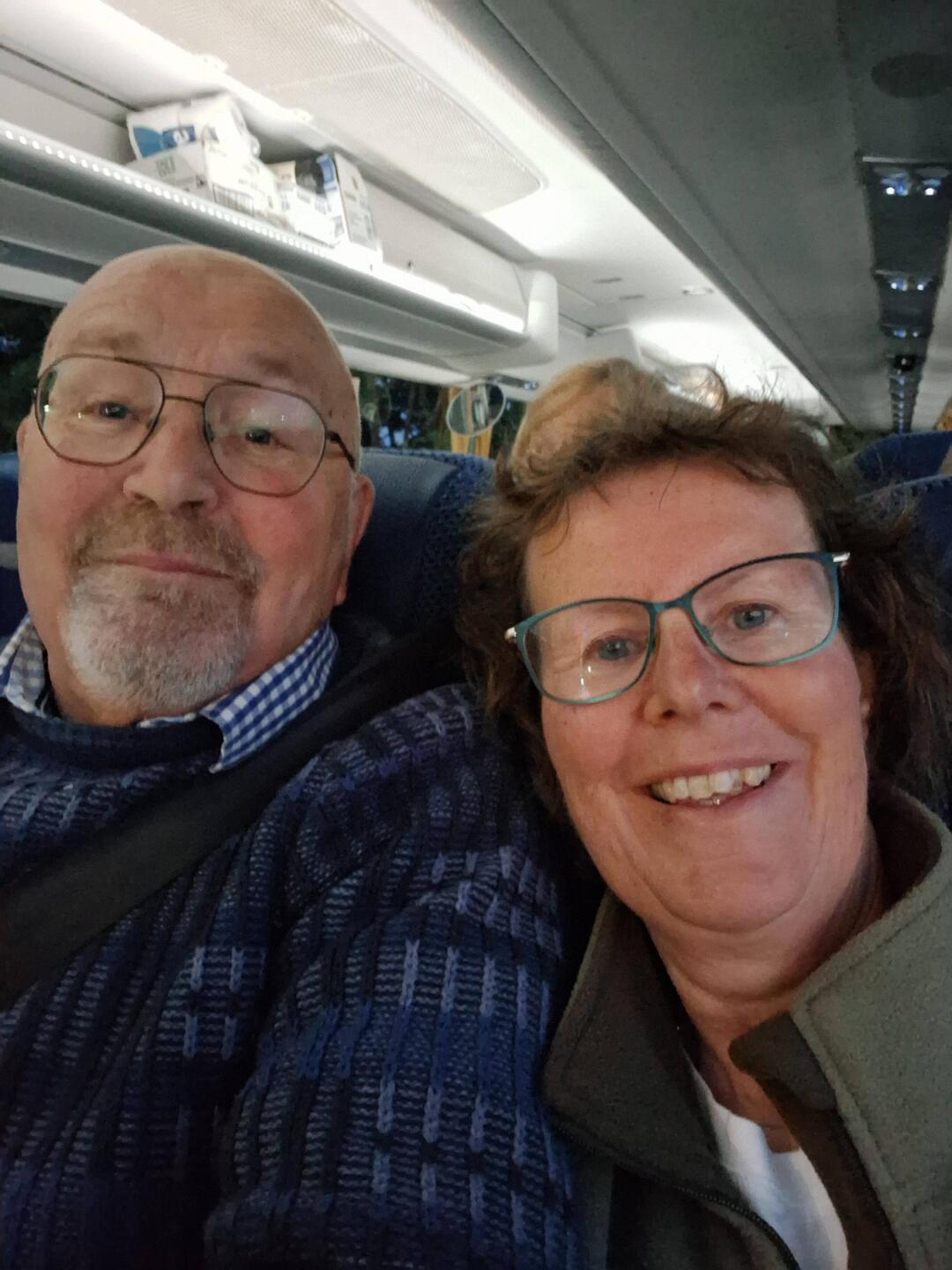 On the coach 5am