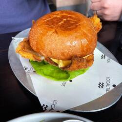 Fried fish sandwich