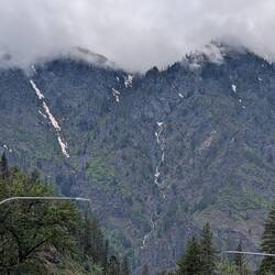 Clouds kissing the mountains