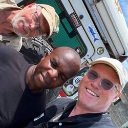 Andrew, unser "helfender Engel" im Grenzwirrwarr