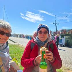 Reisen macht hungrig und die Fischbrötchen sehr lecker