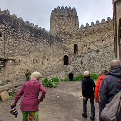 Hinauf auf den Wehrturm