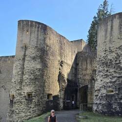 Entrance to a small citadel that sits above the village