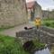 Lovely walk down to the village via the ramparts walk
