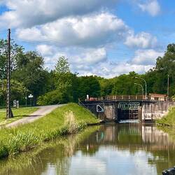 Saarkanal Ecluse 16, Unterwasser