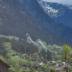 Skisprungschanze in Oberstdorf