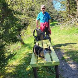 Leni ist endlich wieder mit on Tour.