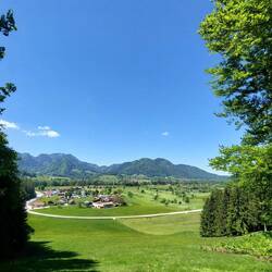 Der erste Blick auf Ruhpolding.